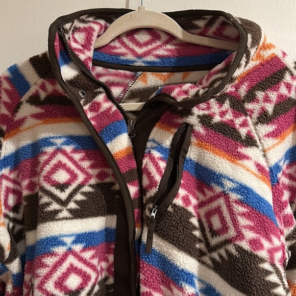 Aztec pattern pullover fleece - Picture 2 of 2